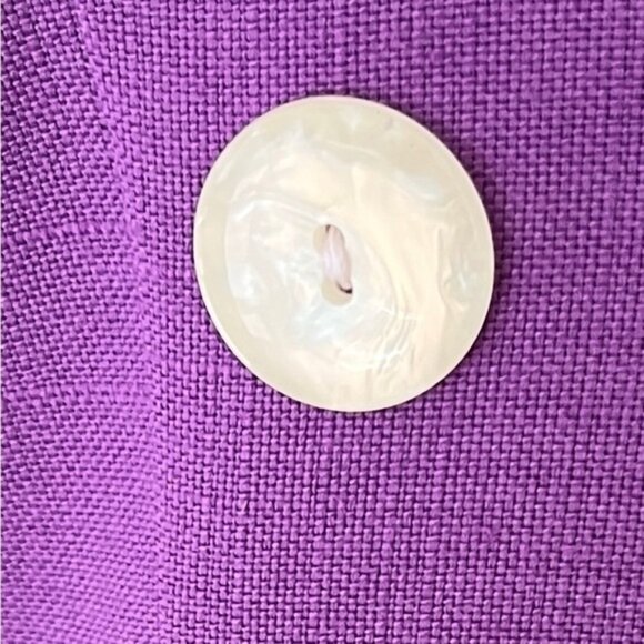 V.I.Petites Vintage Double Breasted Purple Midi Dress Retro 80 S 90 S Canada - Picture 4 of 13